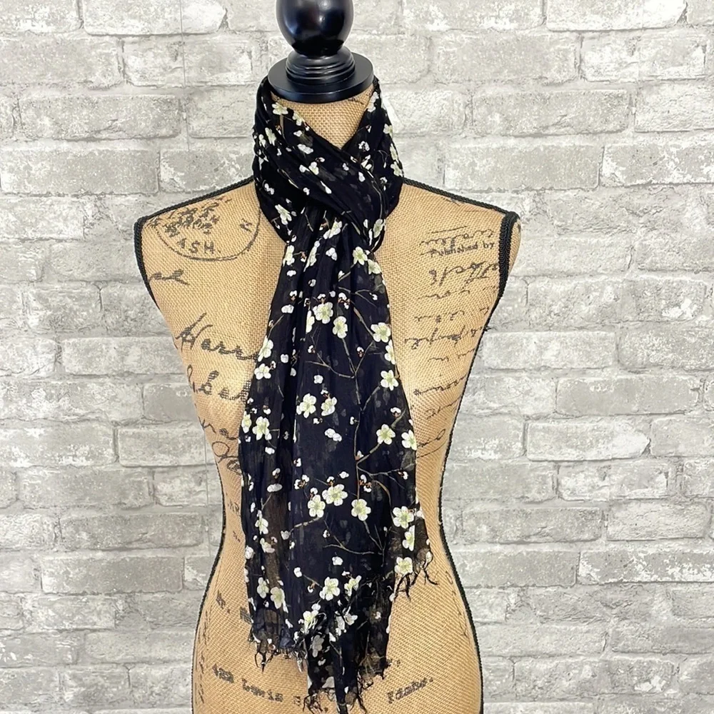 ONAM In-Bloom Scarf in Night Botanical